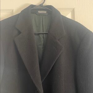 Men's Elegant Black Trench Coat